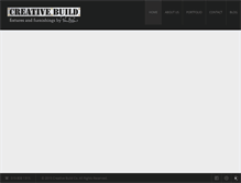 Tablet Screenshot of creativebuild.ca